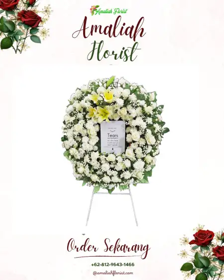 Krans Bunga Duka Kemiriamba